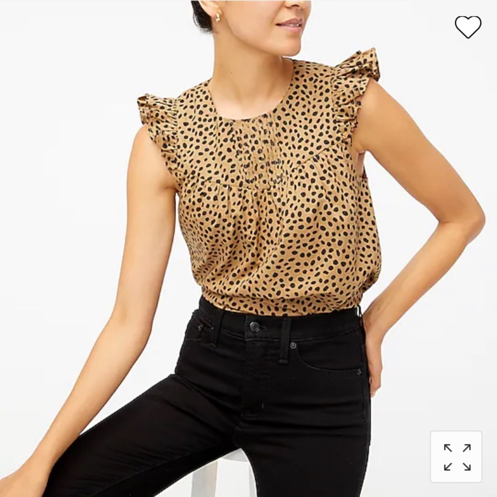 J. Crew Ruffle Top